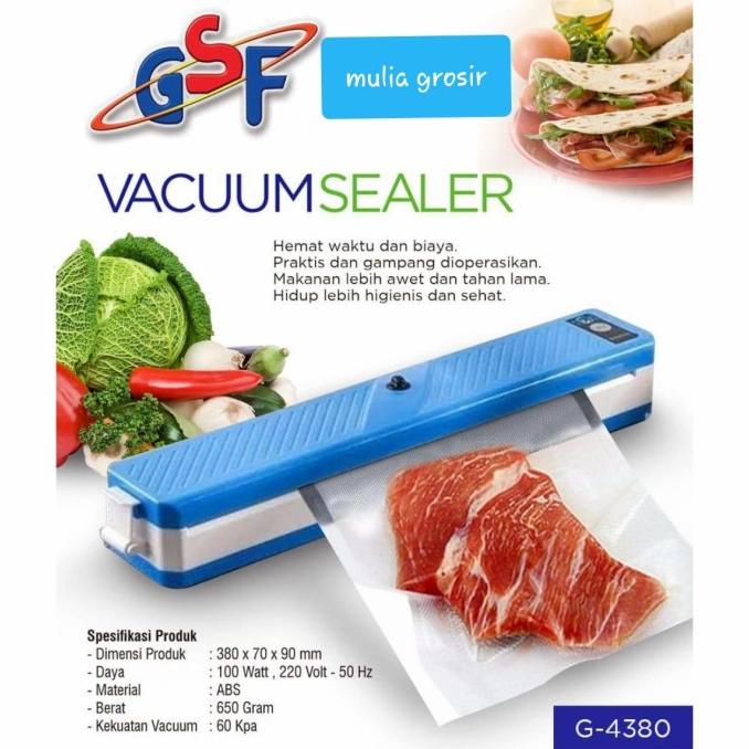 :>:>:>:>] Vacuum Sealer Gsf / Vacuum Plastik Makanan