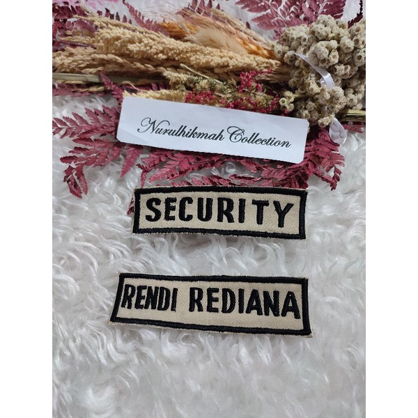 BET/PAPAN NAMA/ATRIBUT SECURITY/SATPAM Request