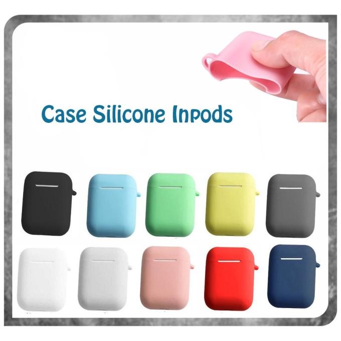Case Silicon Inpods I12 I9S I11 I12 Macaron Soft Silicone Case Cover