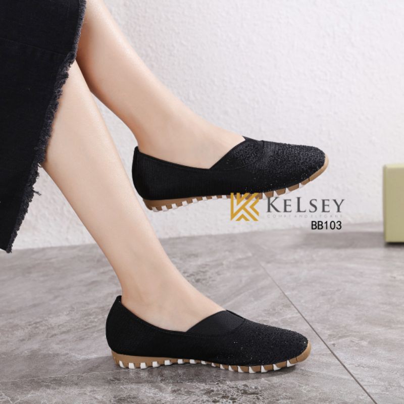 Kelsey  Sepatu Flat Shoes Wanita  BB103