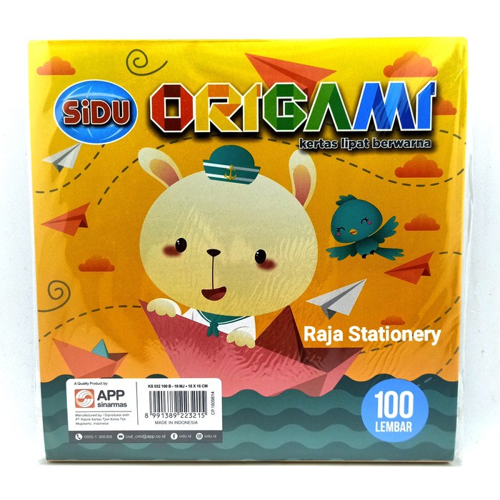 

SIDU ORIGAMI PAPER 16X16 100PCS