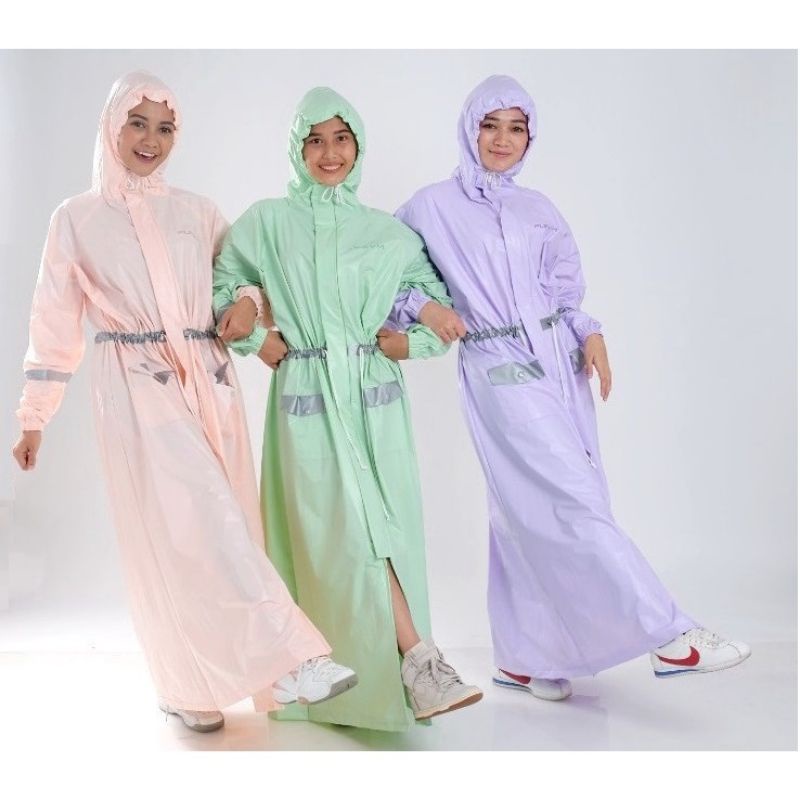 Jas Hujan Plevia gamis / jas hujan terusan