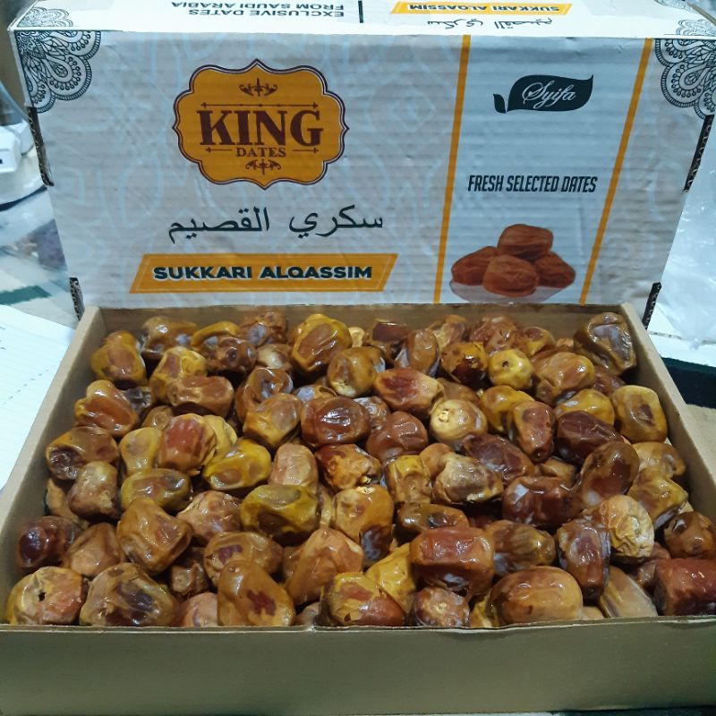 

Kurma Sukkari A Qosim King dates 1 dus isi 3kg