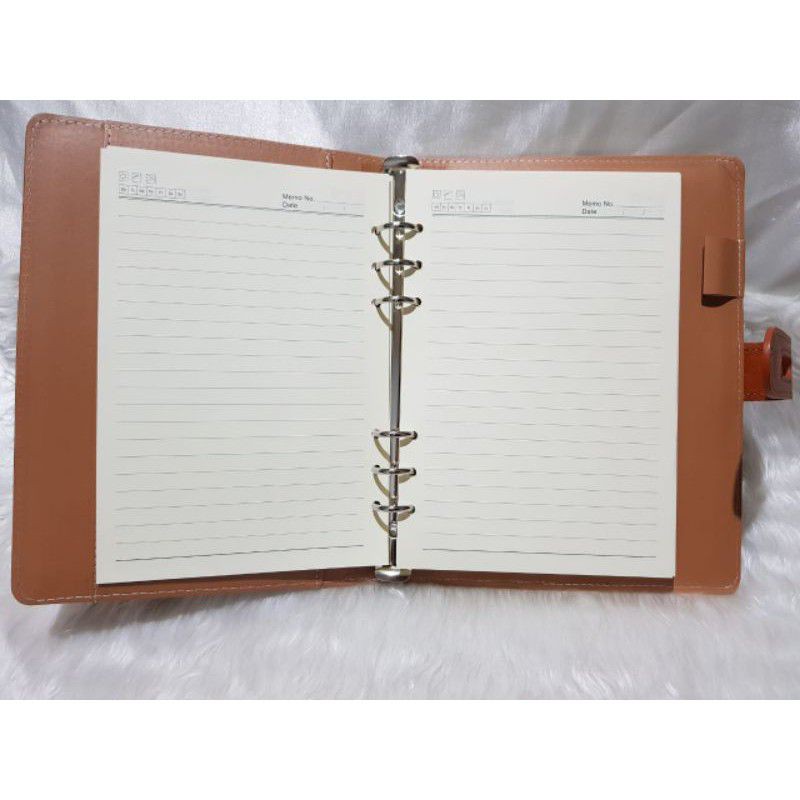 AG 03 Agenda Kulit Exclusive / Agenda Binder Kulit / Notebook Kulit dapat dicustom Logo Perusahaan