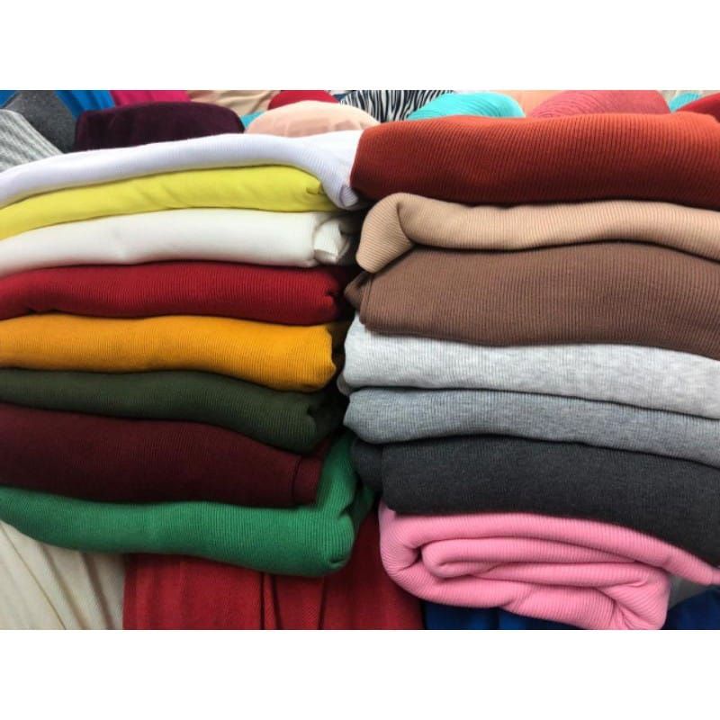 KAIN RIB KNIT CVC (harga tertera per 1meter)
