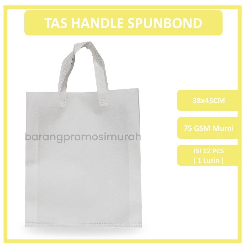 

GOODIE BAG SPUNBOND HANDLE 38x45 (Lusinan) / Tas Belanja Murah / Kantong Belanja / Tas Souvenir