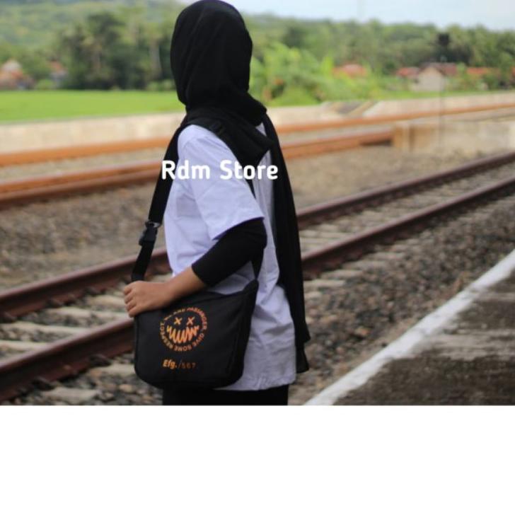 (READY) Tas selempang pria murah Sling bag cowok distro anti air waterproof Original Sling Bag Wanit