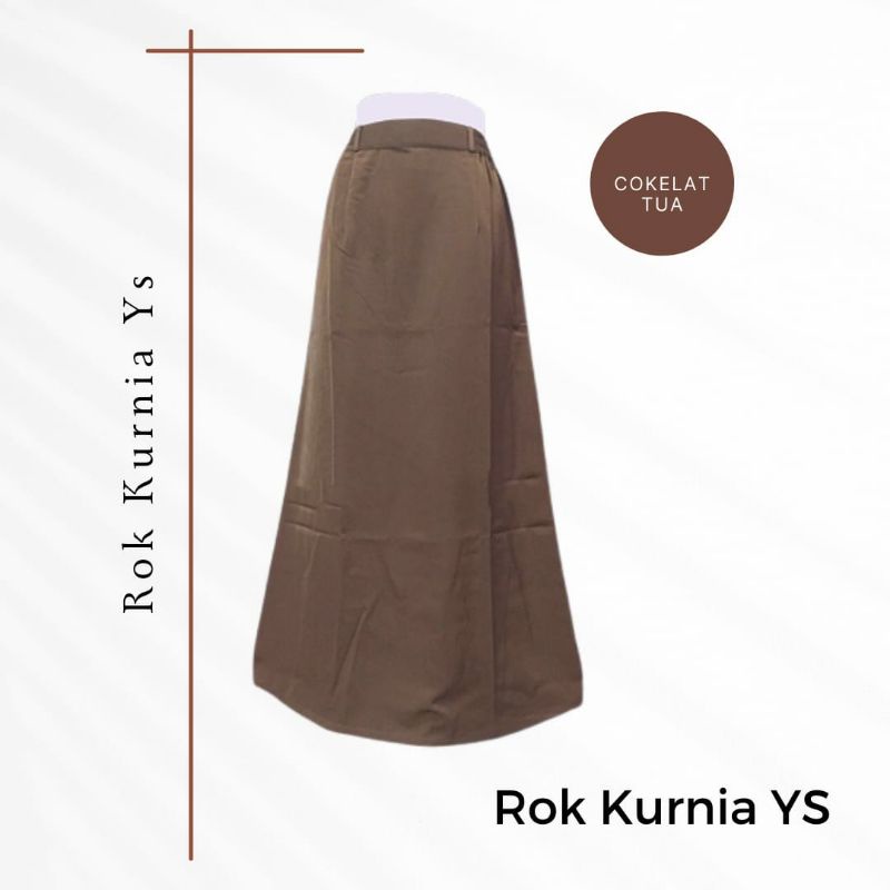Rok Dasar Kurnia Ys. Pinggang Karet Ukuran standar (S,M,L,XL)-8