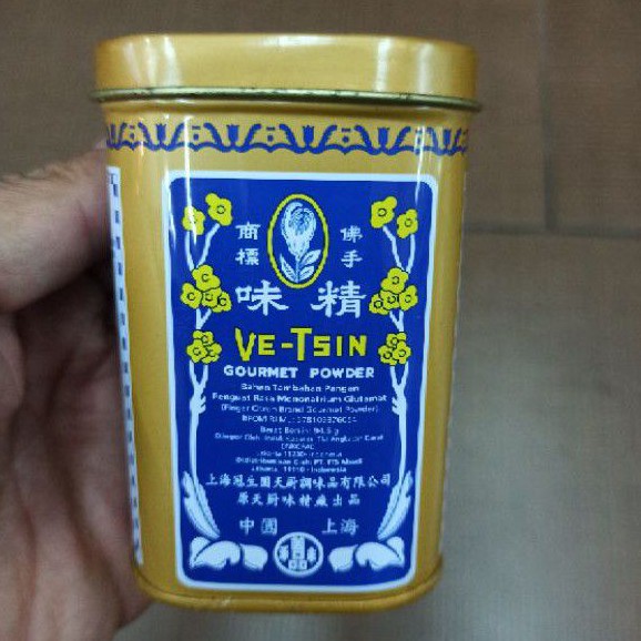 

Bubuk Vetsin 94.5g / Bubuk Ve-Tsin Hongkong Kaleng / Penyedap Rasa 94.5g