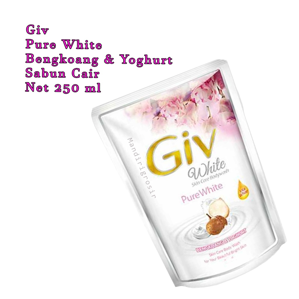 Sabun Giv * White * sabun badan  *sabun cair *Bengkoang * 250ml