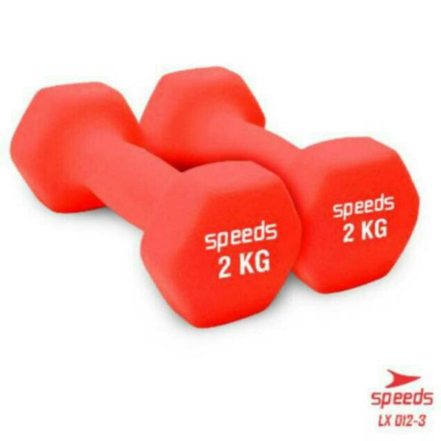 Speeds Dumbell Neoprene 2kg Original Barbel Neoprene Speeds