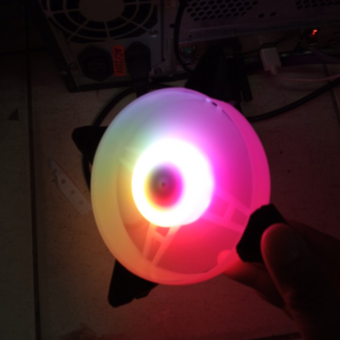 Fan Case PC Kipas Casing 12cm NYK Nemesis Lightshow RGB