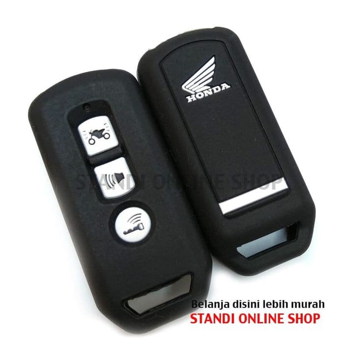 Kondom Remote Silikon Cover Honda All New PCX LED INDONESIA Hitam