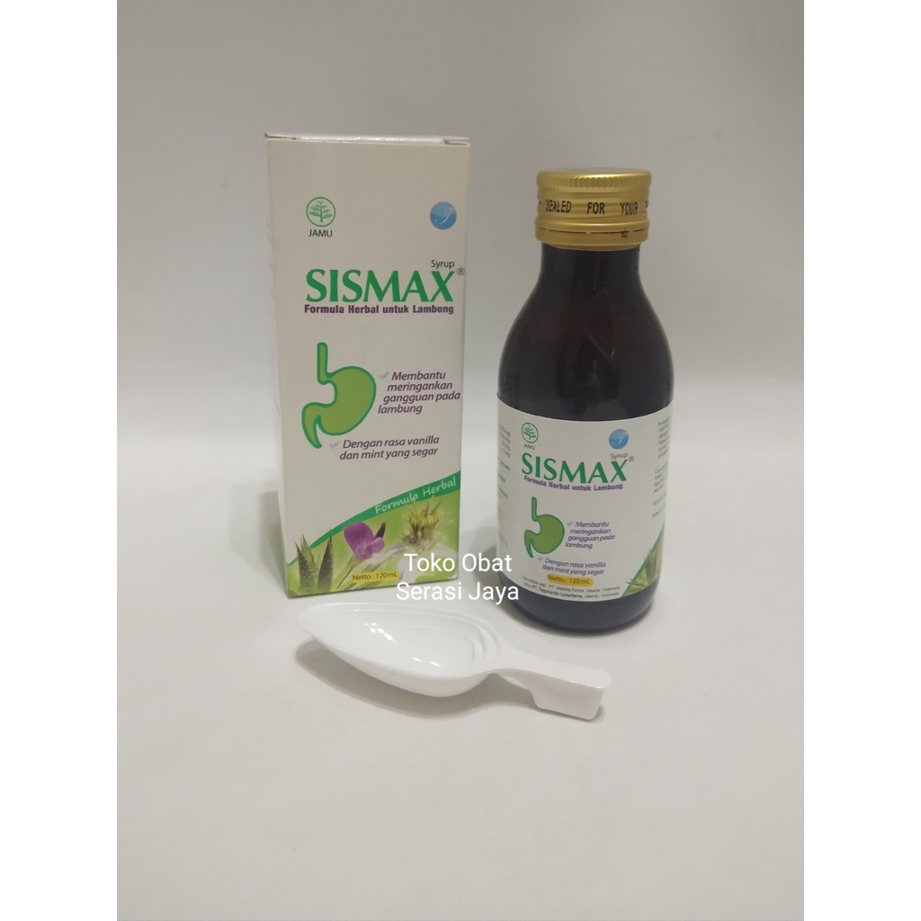 SISMAX Syrup  60ml & 120ml Formula Herbal Untuk Lambung Kesehatan Pencernaan