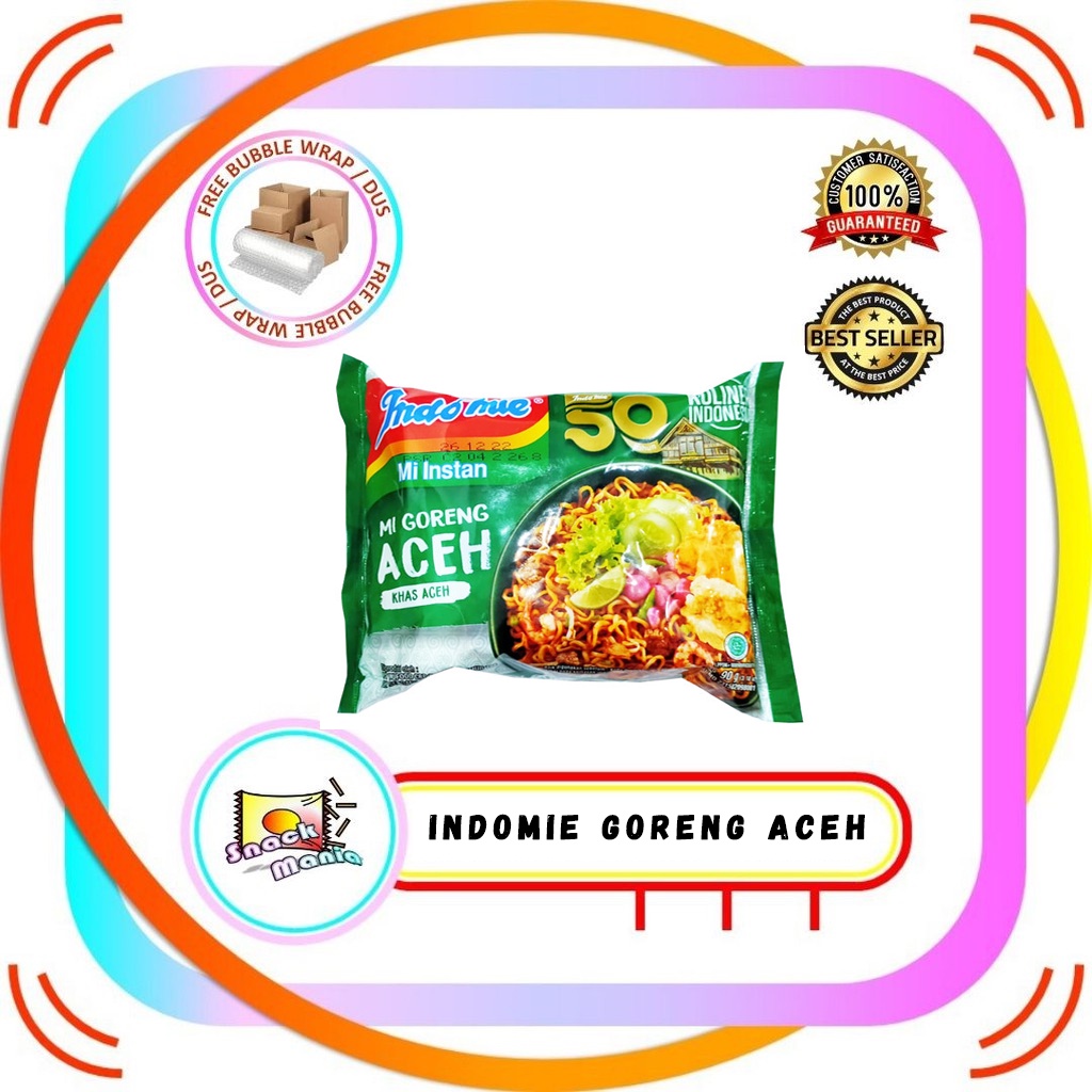 

Mi Indomie Mie Goreng Aceh 90 gr Noodle