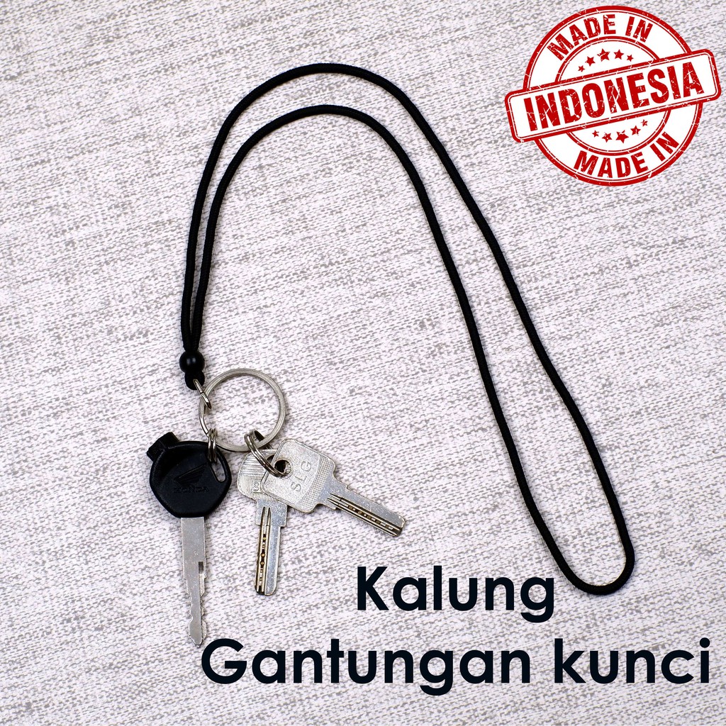 Lanyard kalung tali gantungan kunci motor Locker kalung panjang