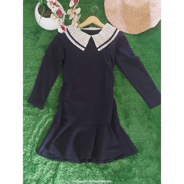 Moonlight - Thrift Dress Klasik Vintage Retro Sailor Seifuku Kawaii Kawai Korea Japan Style