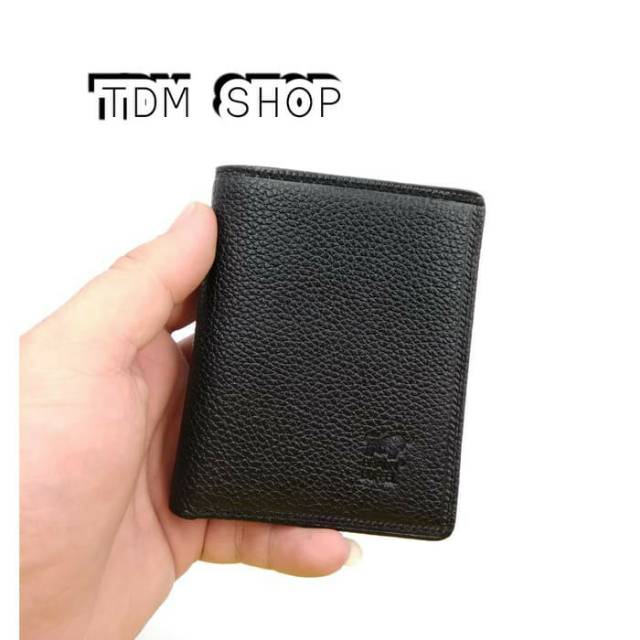 DOMPET KARTU KULIT ASLI BRAUN BUFFEL TERMURAH