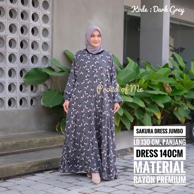 HOME DRESS JUMBO LD 130 CM / ILEANA HOME DRESS JUMBO / MAXI DRESS / GAMIS JUMBO / PAKAIAN WANITA JUMBO / BAJU WANITA JUMBO-7