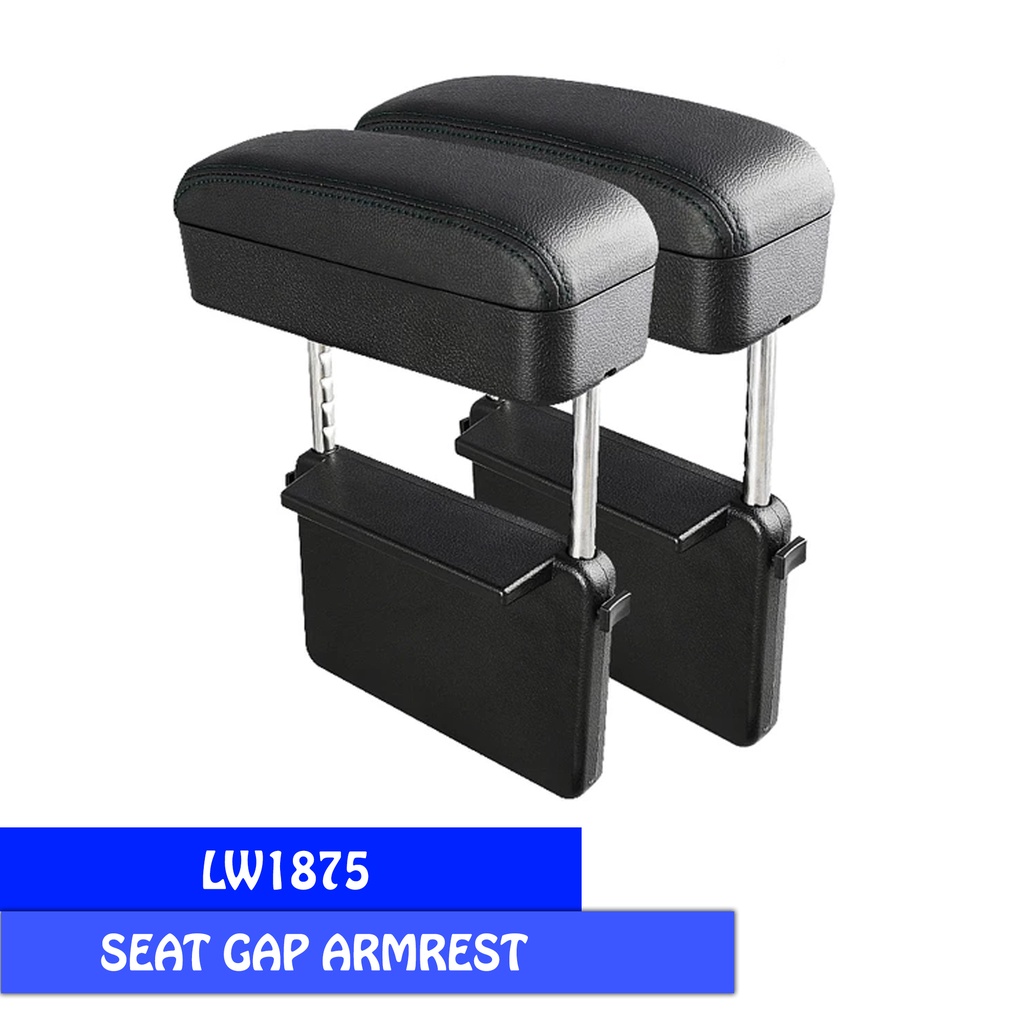 Car Seat Gap Armrest Sandaran Bantal Tangan Organizer Celah Rak Armrest