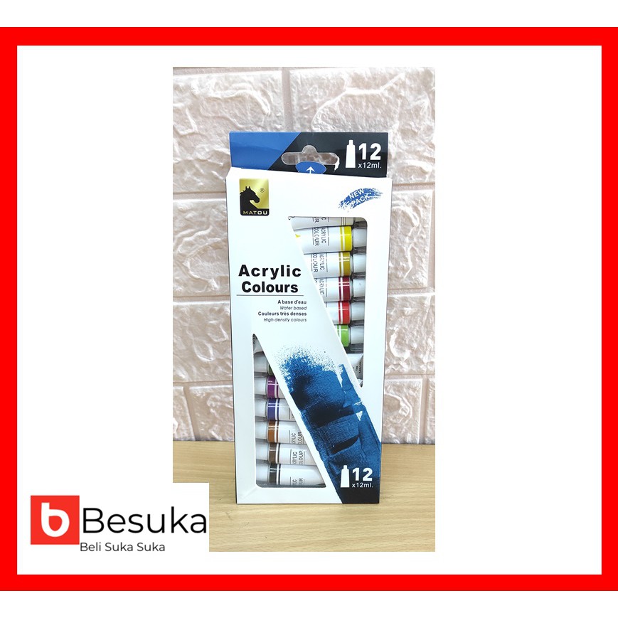

ACRYLIC COLOURS MATOU 12 W NO.Y-812