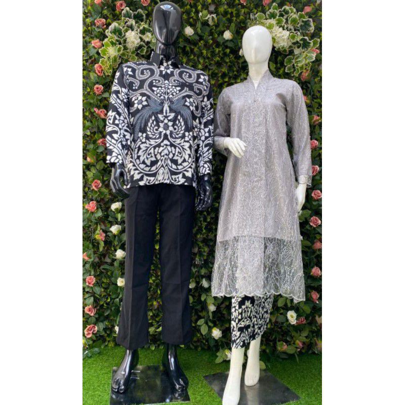 KEBAYA JUMBO LD 120-KEBAYA TULLE BIGSIZE - SET KEBAYA TULLE JUMBO