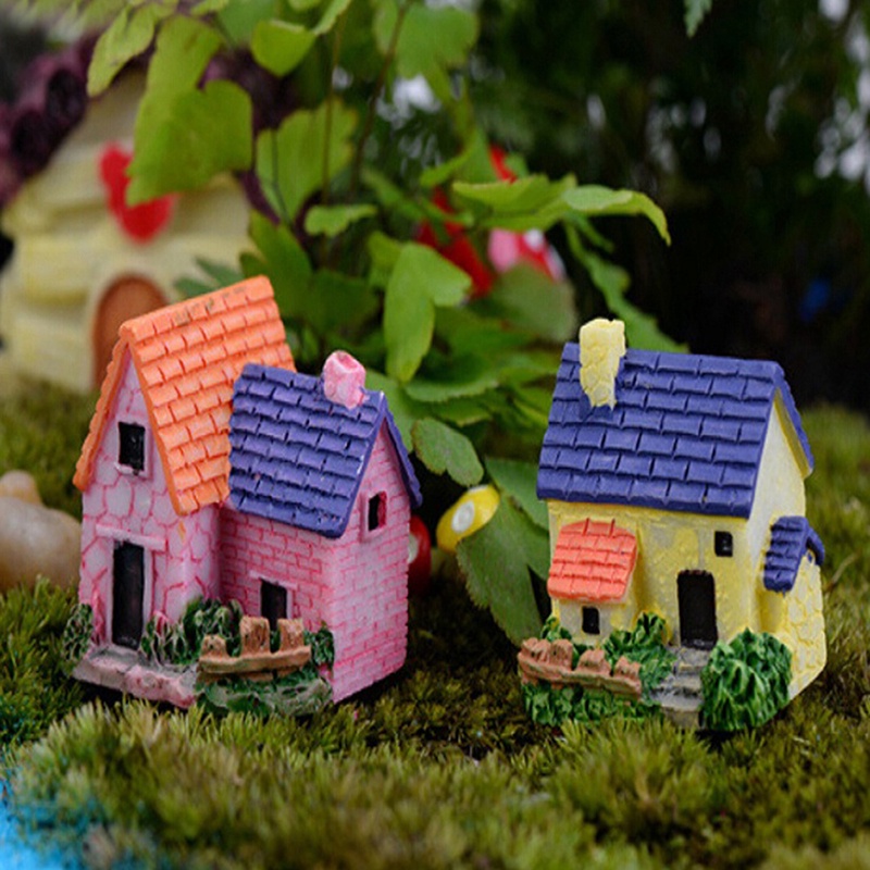 Miniatur villa Hutan Untuk Taman Rumah Boneka