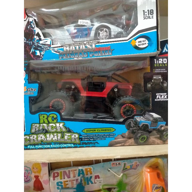 mobil remot control Jeep rock