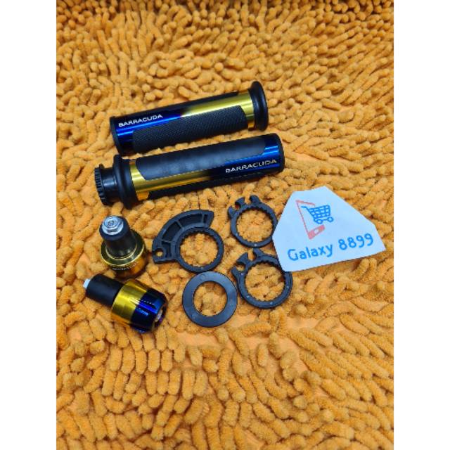 Handgrip barracuda twotone plus Jalu Stang 2tone full cnc asli bakaran