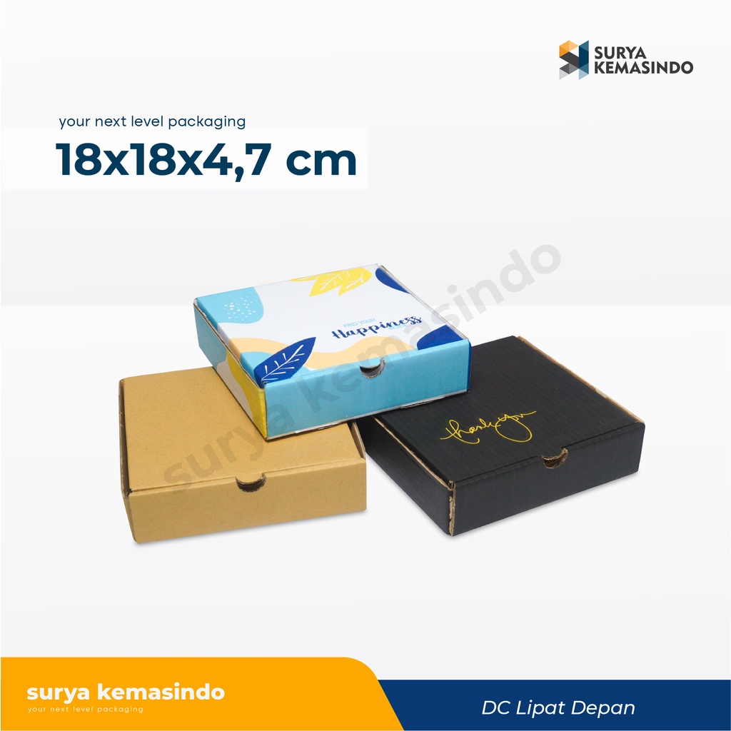 

Box 18x18x4,7 cm LD Kardus/Karton/Polos/Pizza/hampers/parel/Ied mubarak