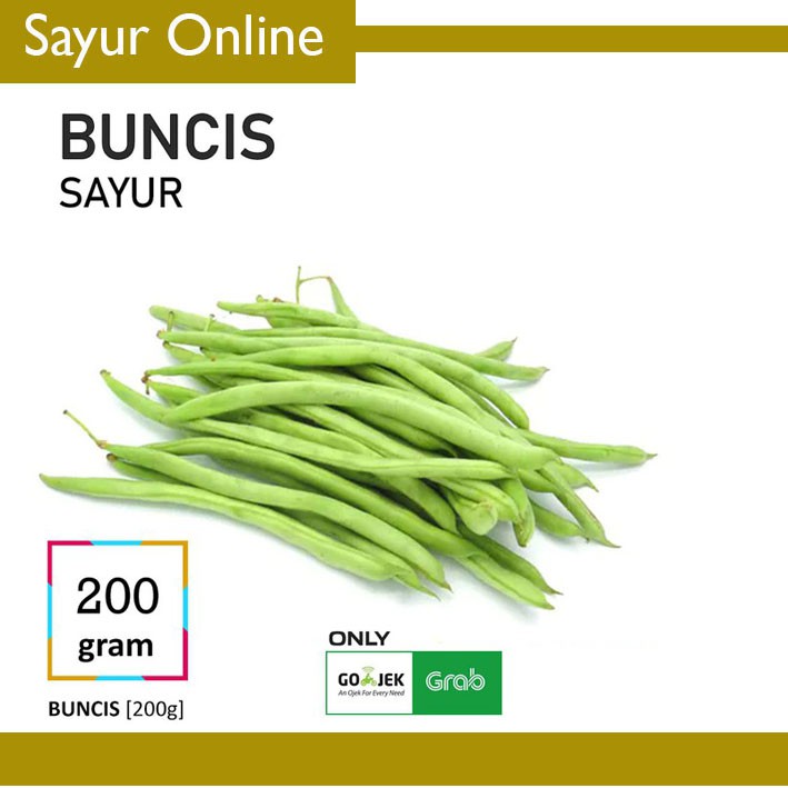 

[SayurOnline] BUNCIS SAYUR [200g]