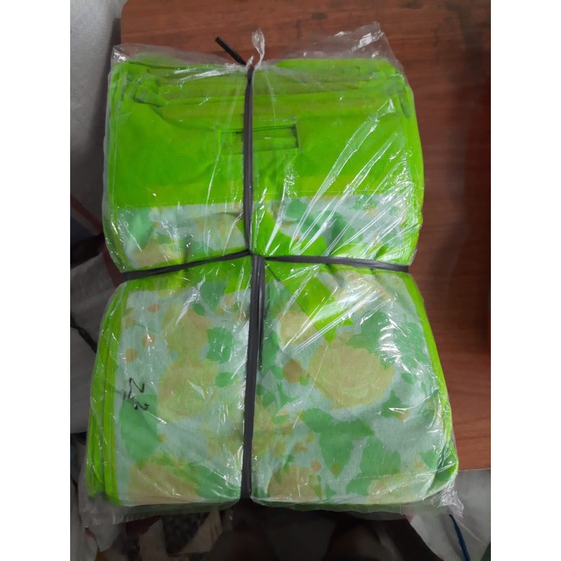 HARGA LUSIN  12 PCS- TAS HAJATAN-BAMBU SIZE 22x22-MOTIF&amp;WARNA ACAK