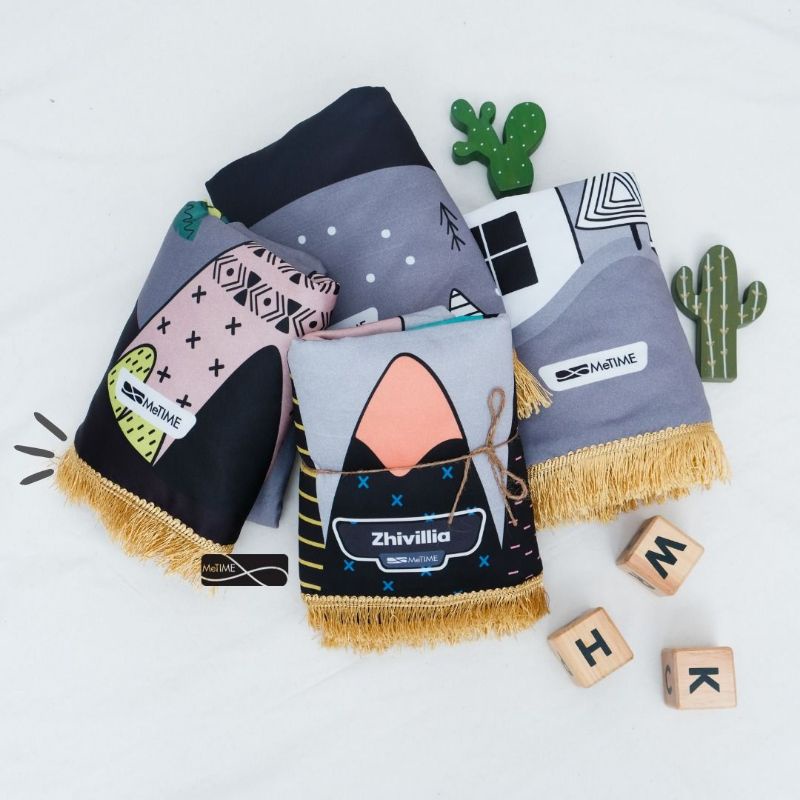 Sajadah Anak MeTime / Sajadah Anak Renda / Sajadah Anak Murah / Sajadah Souvenir / Sajadah Empuk / S