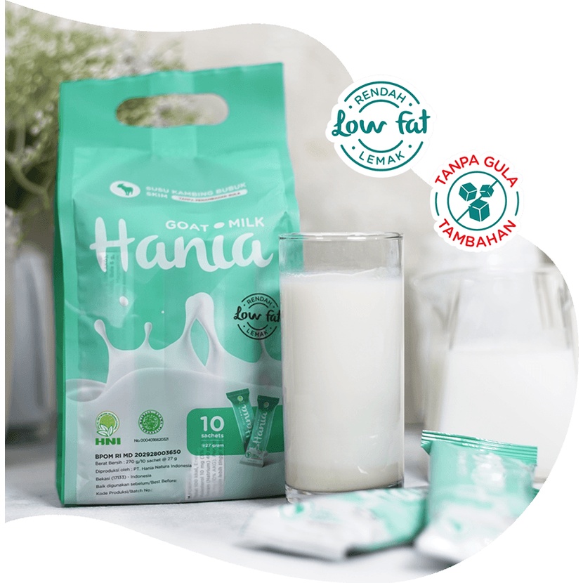 

Susu Hania Goat Milk Skim HNI