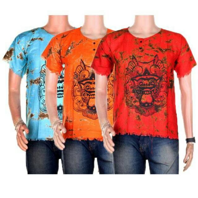 Baju Barong Dewasa Kaos Barong Bali Baju Pantai Kaos Pantai