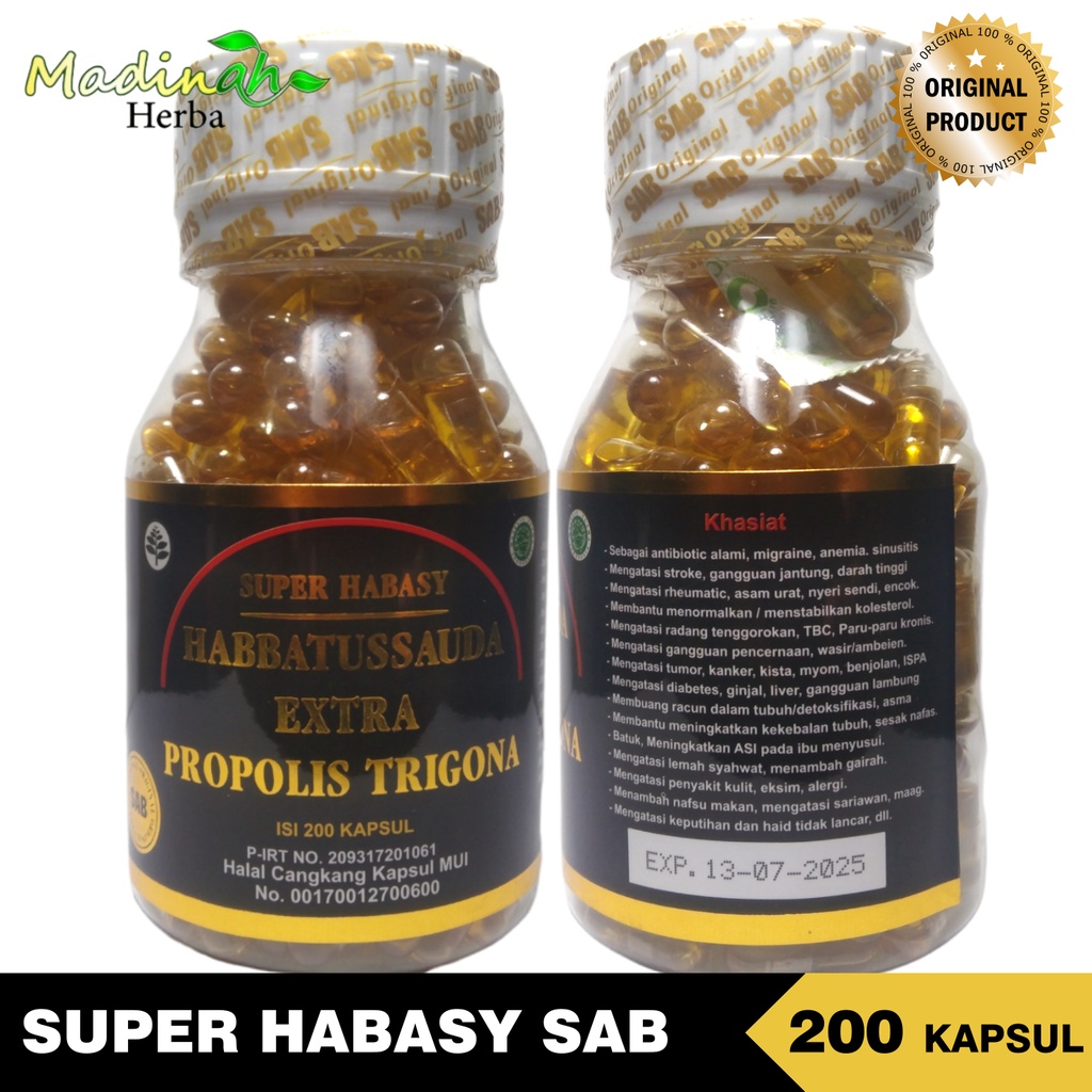 Habbatussauda Extra propolis Trigona Murni | Minyak Habbatussauda