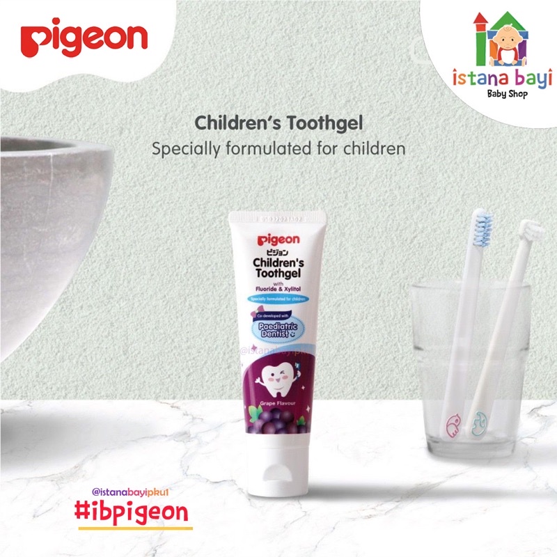 Pigeon Children’s Toothgel Original/Pasta Gigi anak