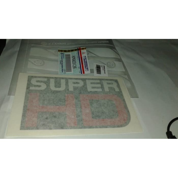 

Label / Sticker SUPER HD Canter KM903126 Genuine Original Asli
