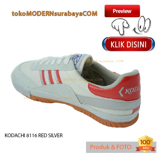 KODACHI 8116-RED-SILVER Sepatu Kets Olah Raga Badminton