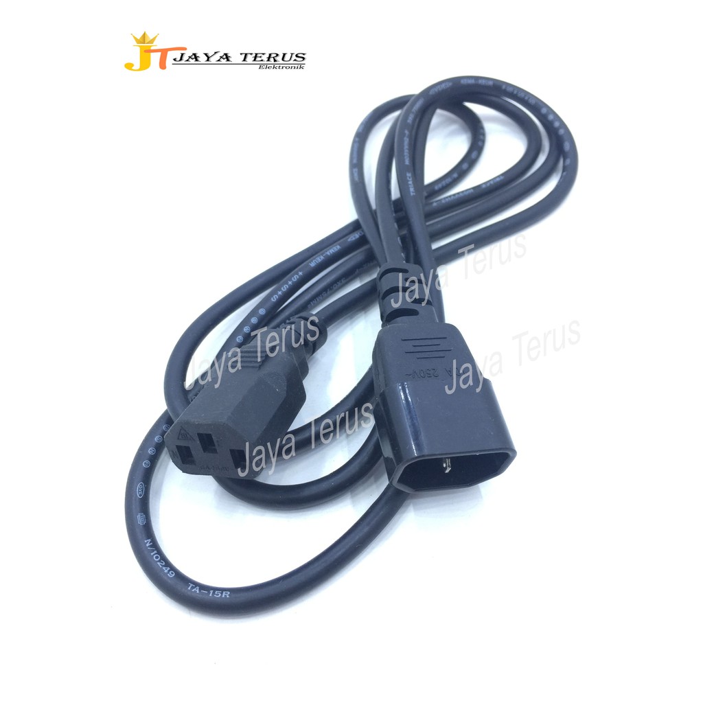 Kabel Power Sambungan Colokan 3 PC Komputer, Monitor, UPS