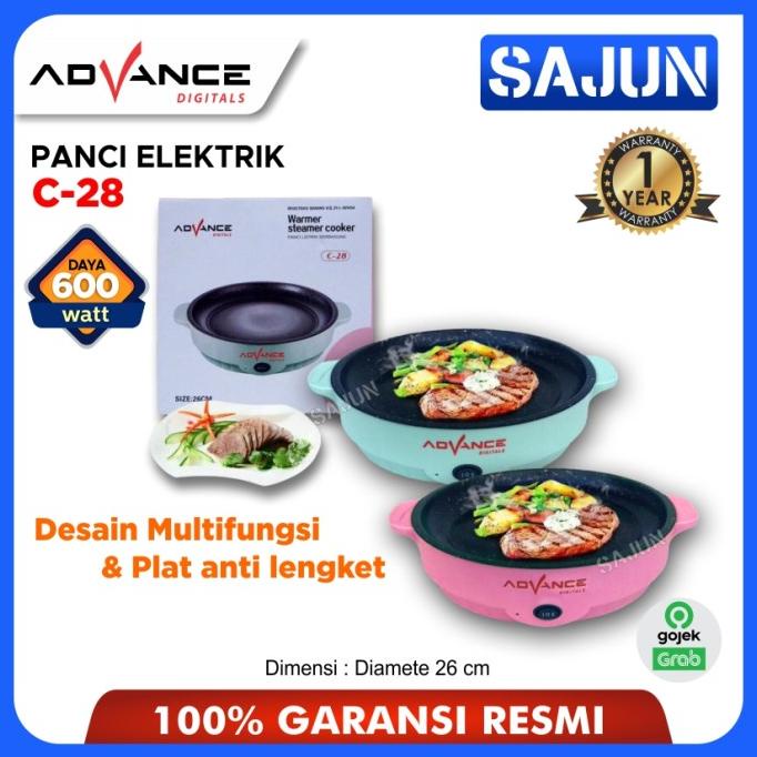 Advance Panci Listrik Serbaguna C-28 Steamer Cooker Warmer C28