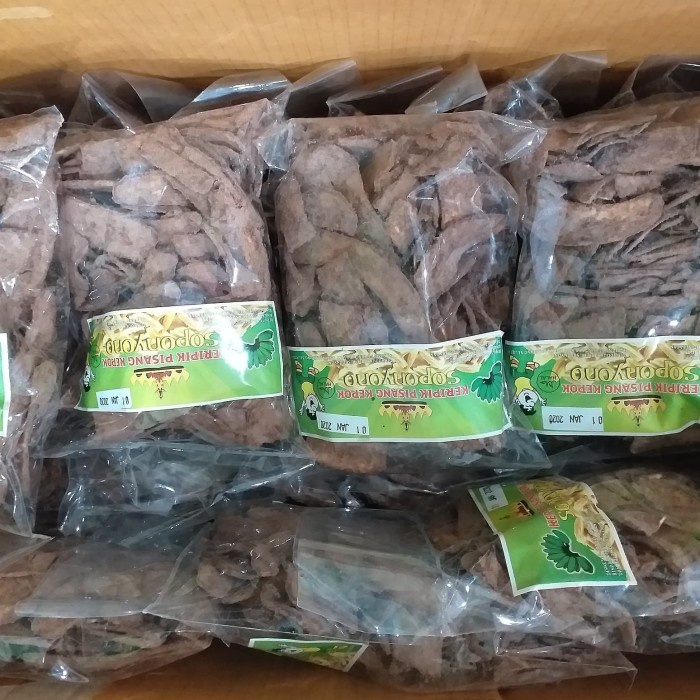 

TERLARIS kripik pisang coklat soponyono 250 gr - balado