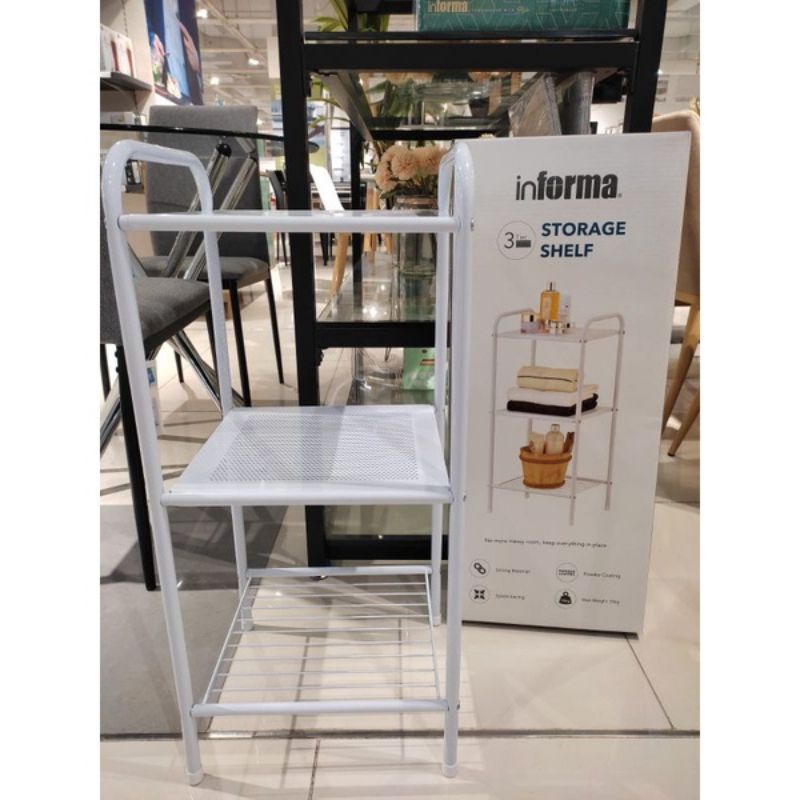 INFORMA RAK 3 SUSUN PUTIH  / STORAGE SHELF INFORMA
