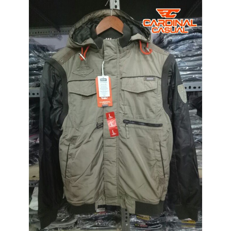 CARDINAL JAKET CASSUAL PRIA SETELAN ROMPI ORIGINAL size XXL