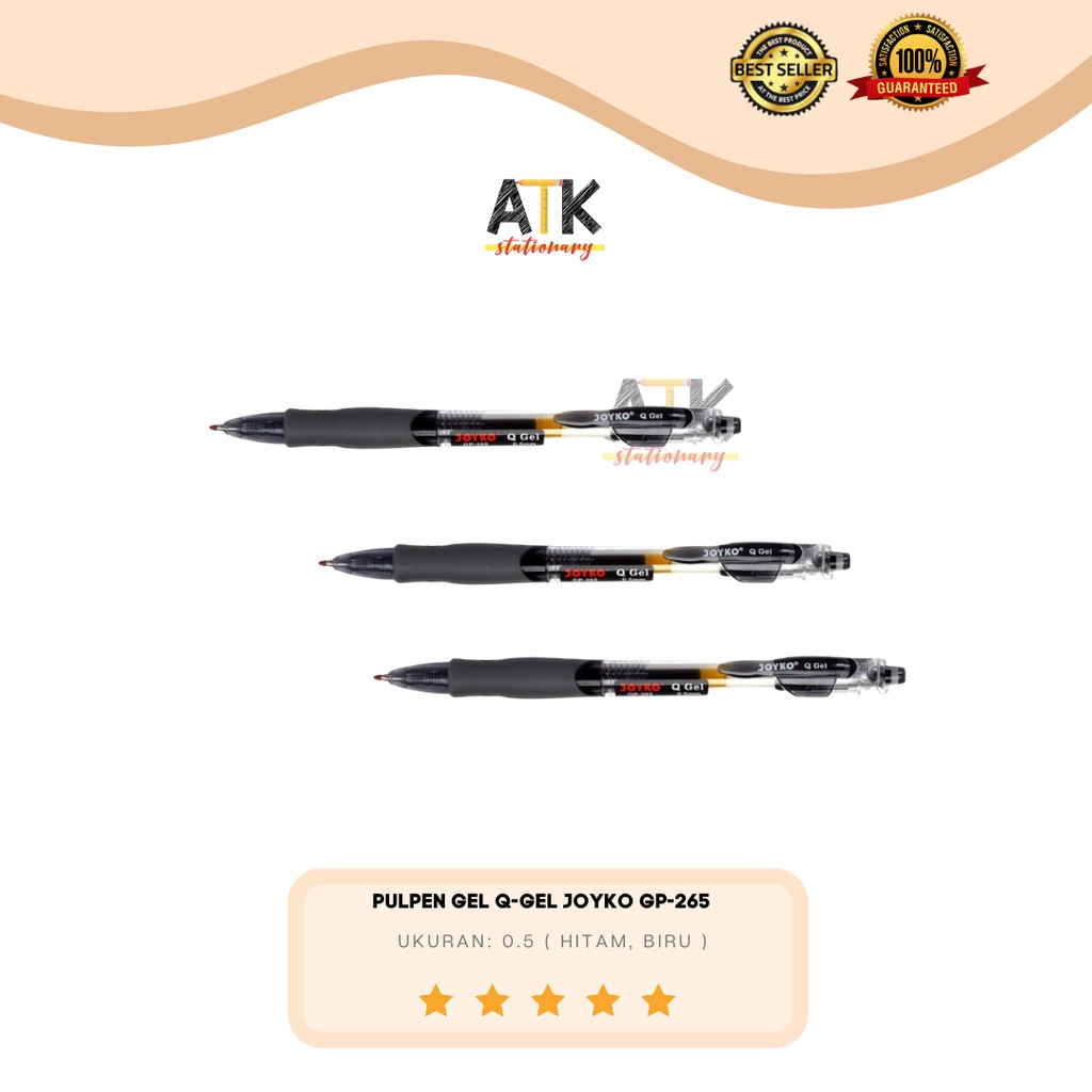 

Pulpen Joyko Gel Cetek Q Gel GP-265 0.5 Atk