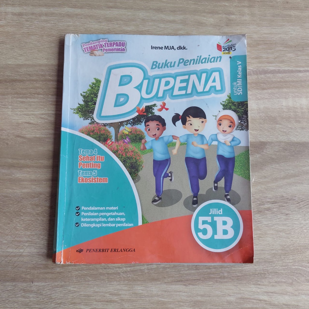 

BUKU PENILAIAN BUPENA UNTUK SD/MI JILID 5B ERLANGGA