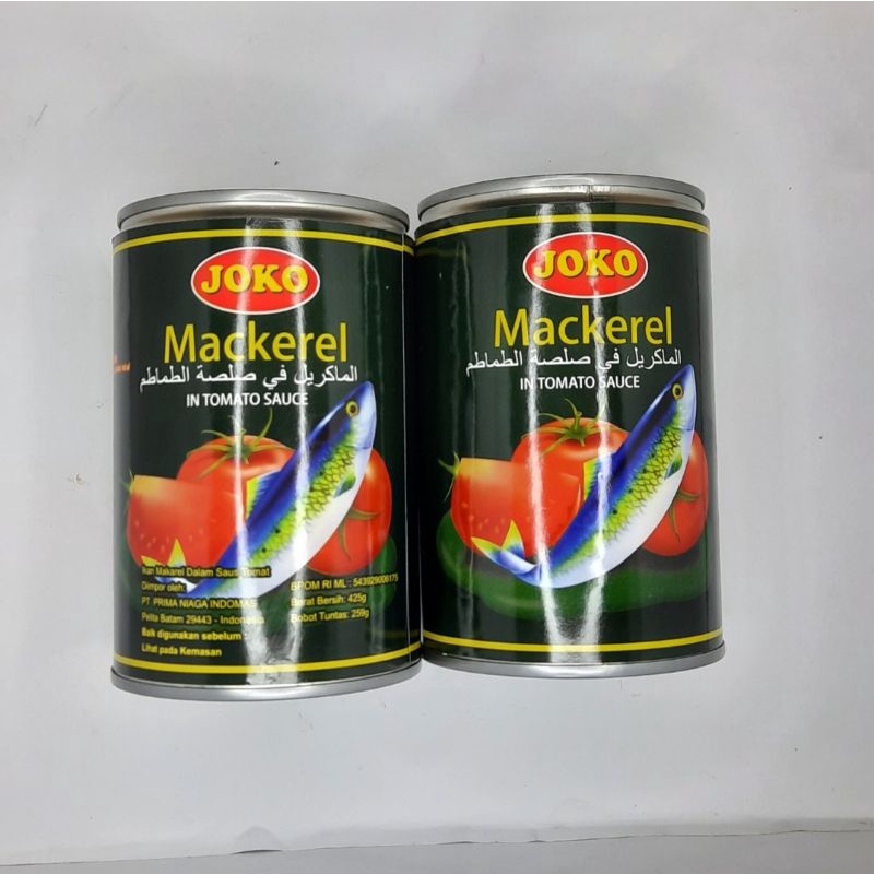 

Joko Mackerel In Sauce / Ikan Sarden Dalam Kaleng // 425gr