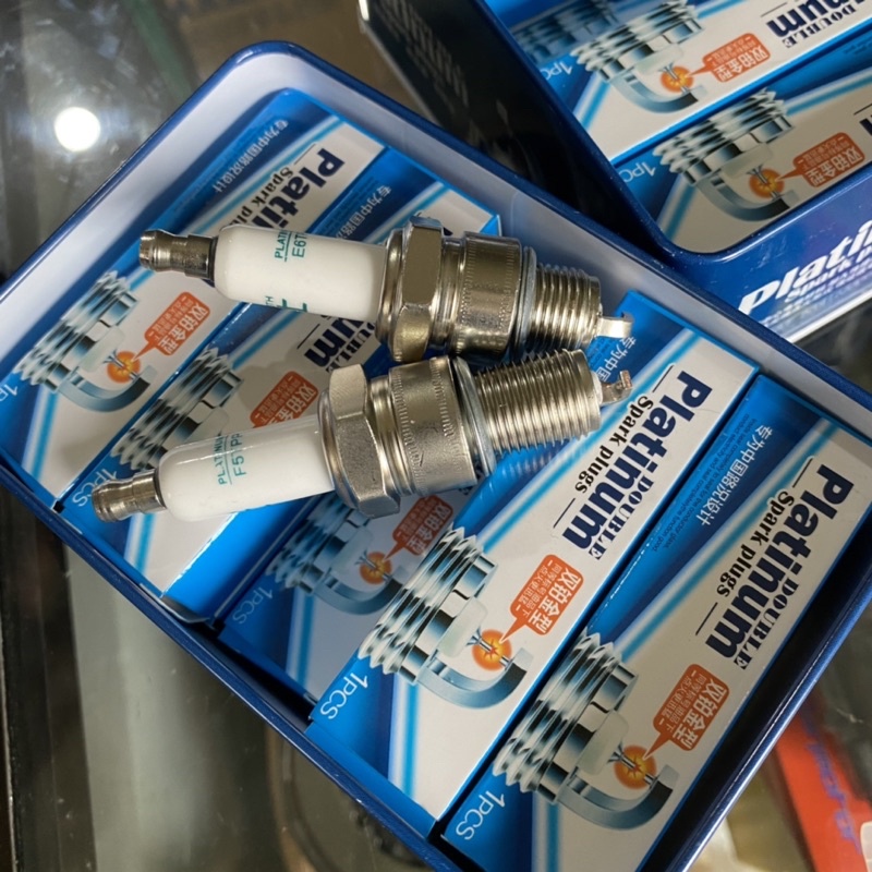 busi double platinum ORIGINAL anti panas vespa drat panjang dan pendek