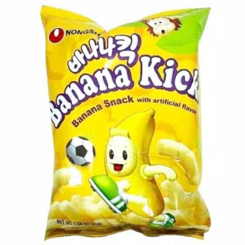 Jual Nongshim Banana Kick Snack Rasa Pisang 45gram Shopee Indonesia
