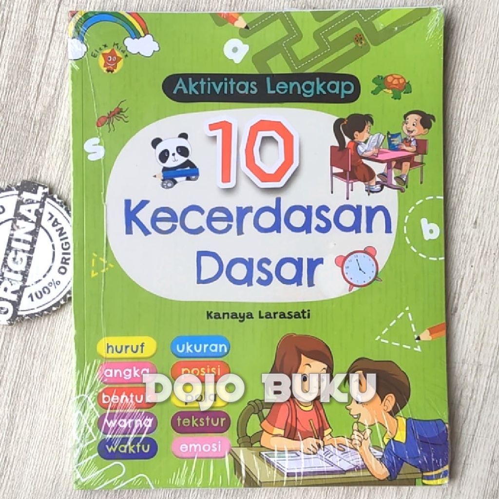 Buku Aktivitas Lengkap 10 Kecerdasan Dasar by Kanaya Larasati